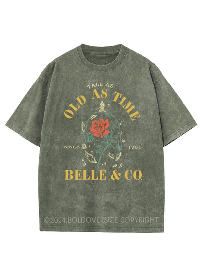 Vintage Tale As Old As Time Washed T-Shirt