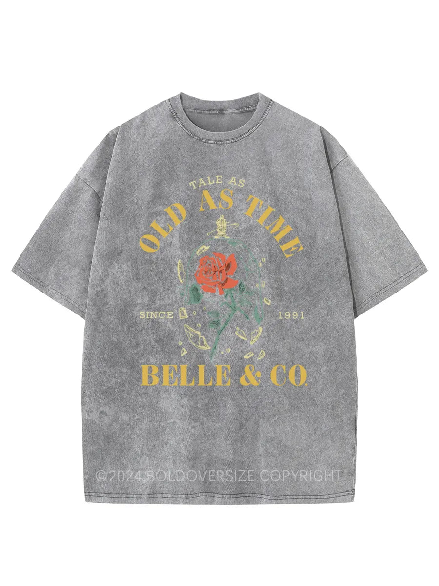 Vintage Tale As Old As Time Washed T-Shirt