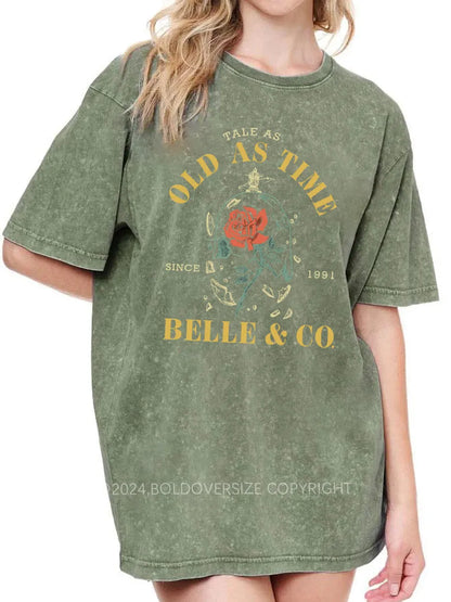 Vintage Tale As Old As Time Washed T-Shirt