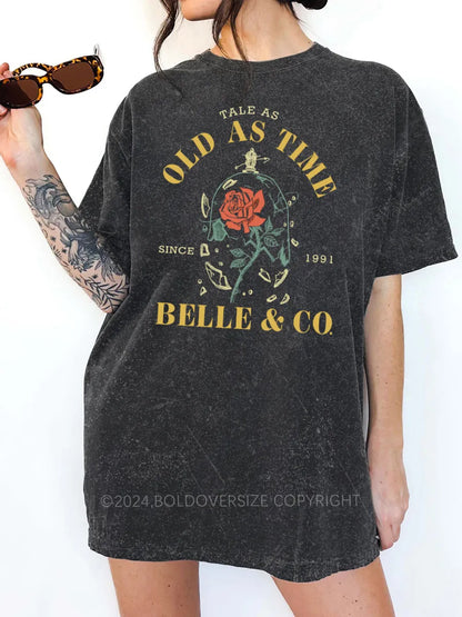 Vintage Tale As Old As Time Washed T-Shirt