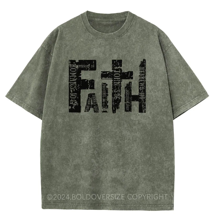 Vintage Faith Washed T-Shirt