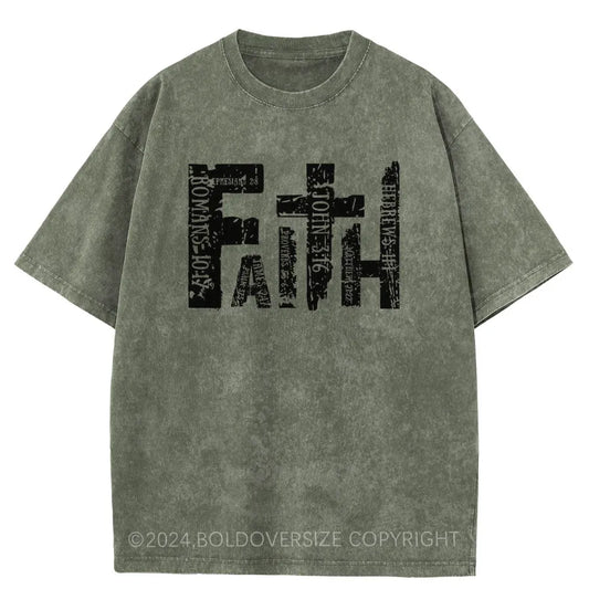 Vintage Faith Washed T-Shirt