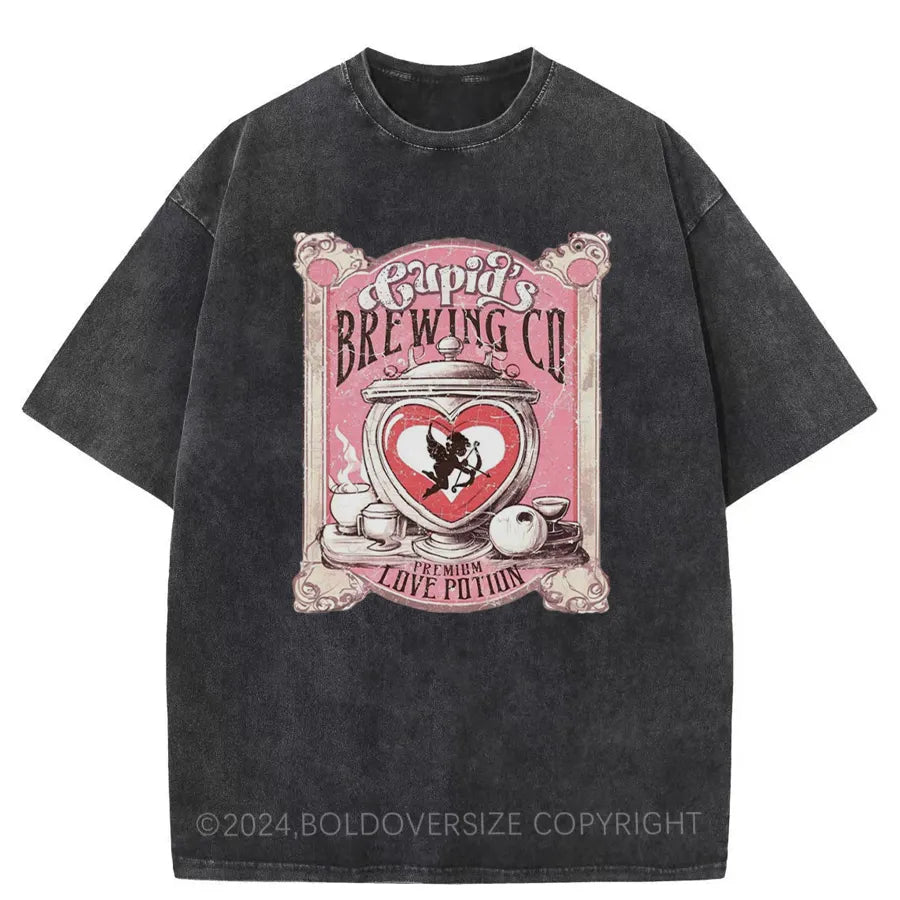 Vintage Cupid'S Brewing Washed T-Shirt