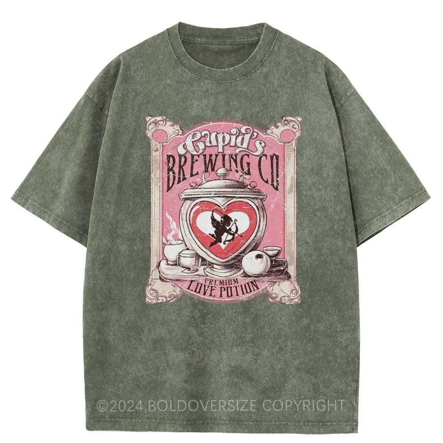 Vintage Cupid'S Brewing Washed T-Shirt