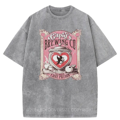Vintage Cupid'S Brewing Washed T-Shirt