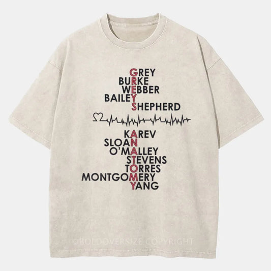 Vintage Movie Cast Crew Washed T-Shirt