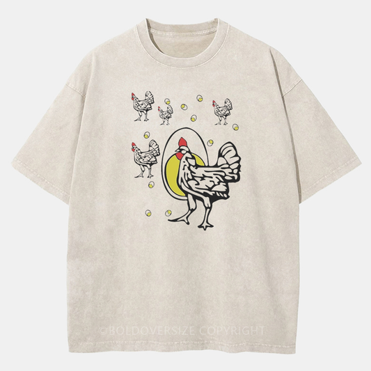 Vintage Roseanne Chicken Washed T-Shirt