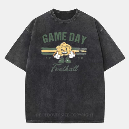 Vintage Game Day  Washed T-Shirt
