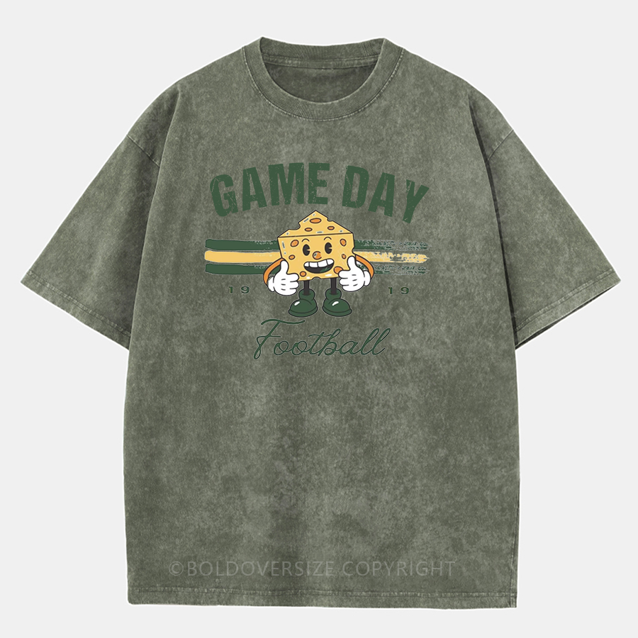 Vintage Game Day  Washed T-Shirt