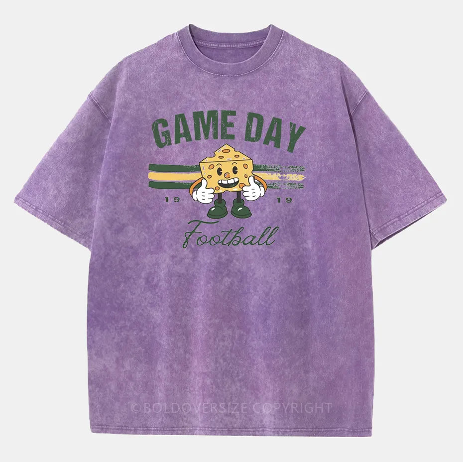 Vintage Game Day  Washed T-Shirt