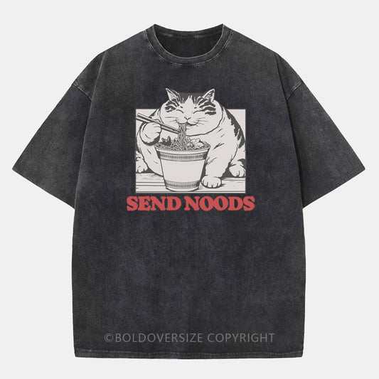 Vintage Send Noods Washed T-Shirt
