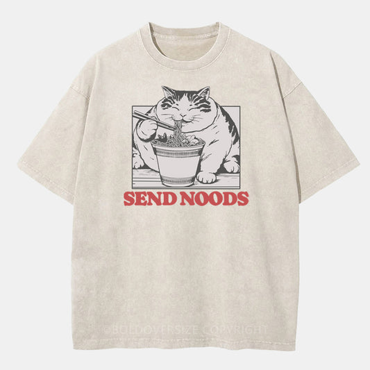 Vintage Send Noods Washed T-Shirt