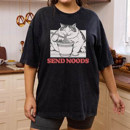 Vintage Send Noods Washed T-Shirt