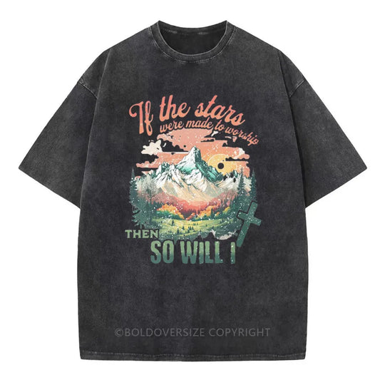 Vintage If The Stars Were Made To Worship T-Shirt