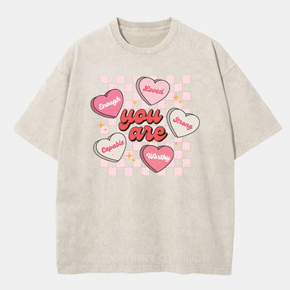 Vintage Cute Teacher Washed T-Shirt