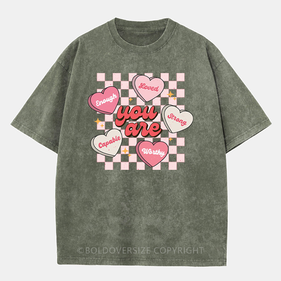 Vintage Cute Teacher Washed T-Shirt