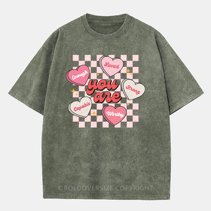 Vintage Cute Teacher Washed T-Shirt