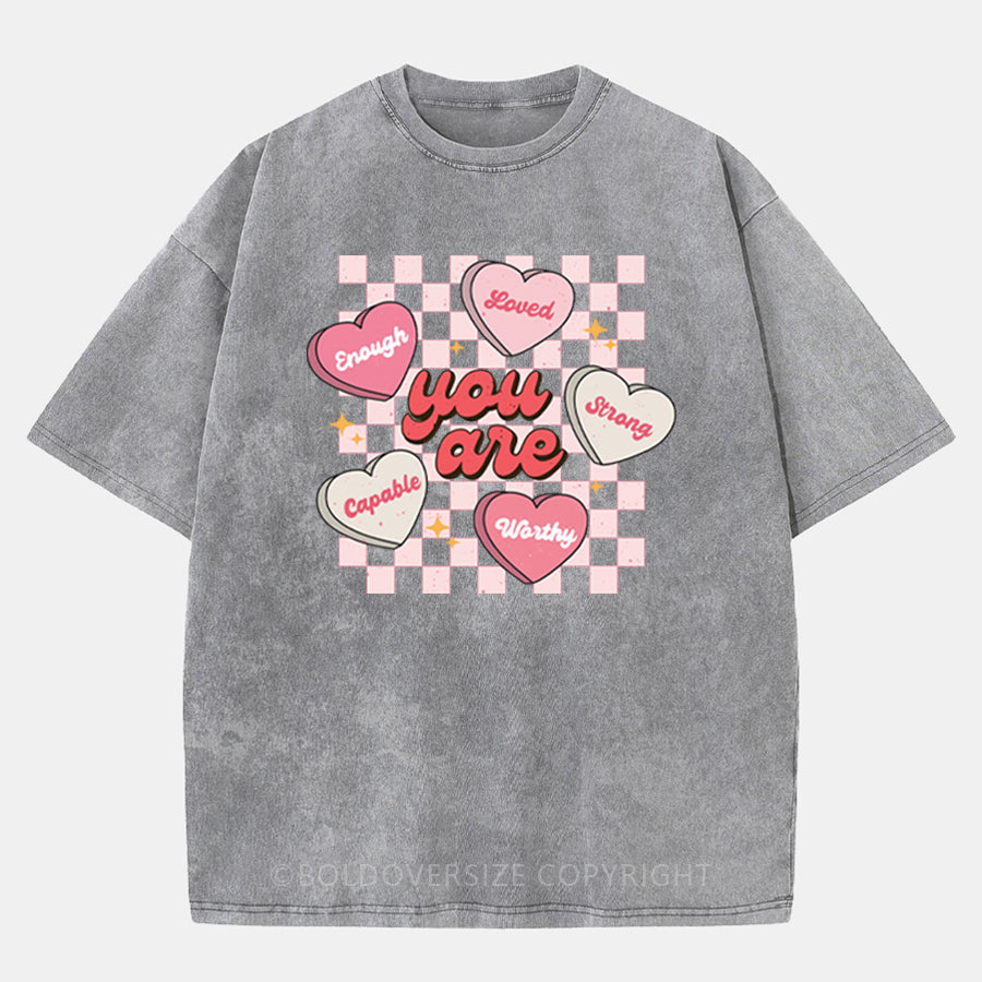 Vintage Cute Teacher Washed T-Shirt