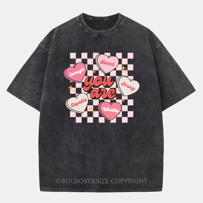 Vintage Cute Teacher Washed T-Shirt