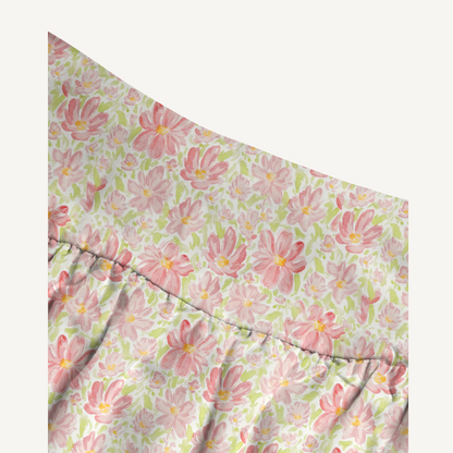 Cosmos Flower Print Convertible Maxi Skirt & Strapless Dress