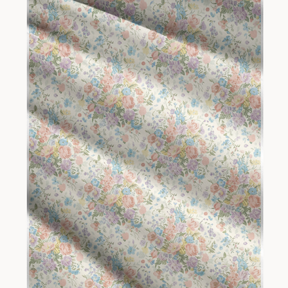 Morning Dew Bouquet Print Convertible Maxi Skirt & Strapless Dress