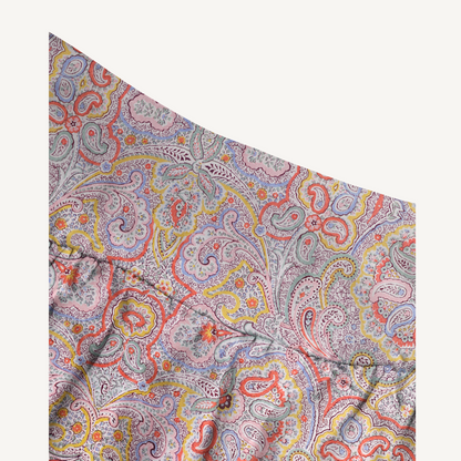 Sunrise Paisley Print Convertible Maxi Skirt & Strapless Dress