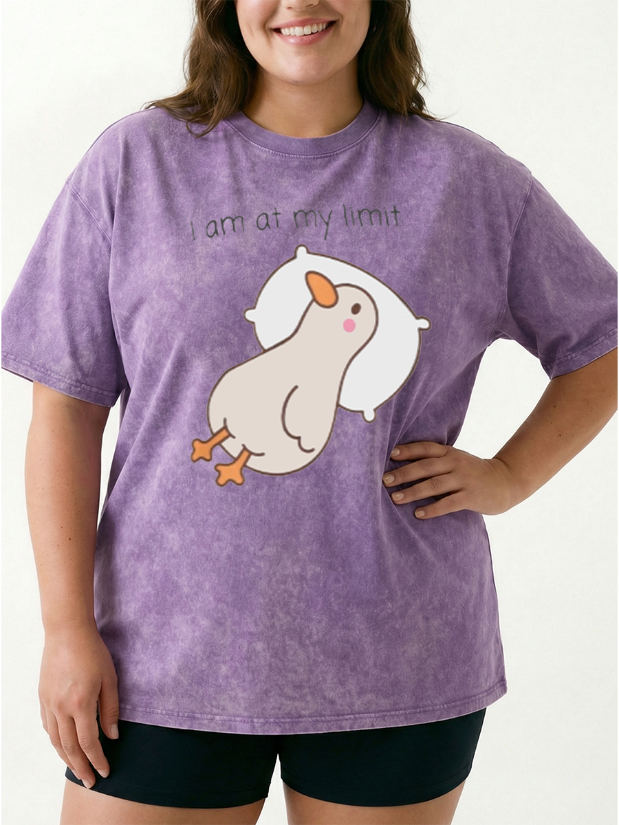Vintage I Am At My Limit Washed T-Shirt