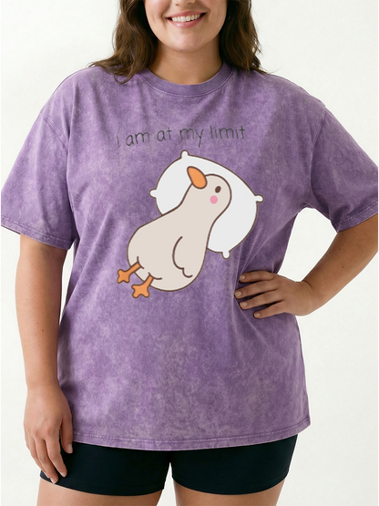 Vintage I Am At My Limit Washed T-Shirt
