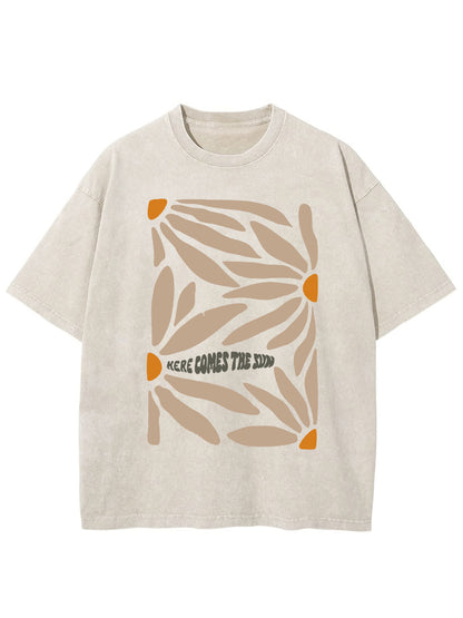 Vintage Here Comes The Sun Washed T-Shirt
