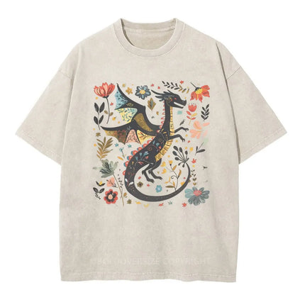 Vintage Book Lover Washed T-Shirt