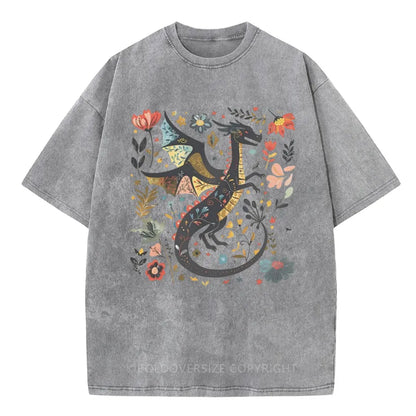 Vintage Book Lover Washed T-Shirt