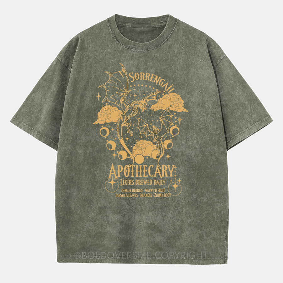 Vintage Dragon Violet Washed T-Shirt