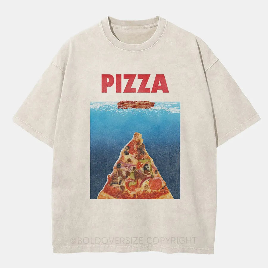 Vintage Pizza Washed T-Shirt
