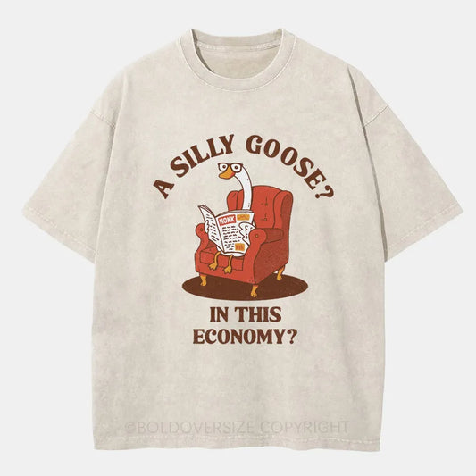 Vintage Silly Goose In This Economy Washed T-Shirt