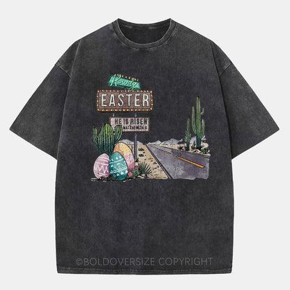Vintage Howdy Easter Washed T-Shirt