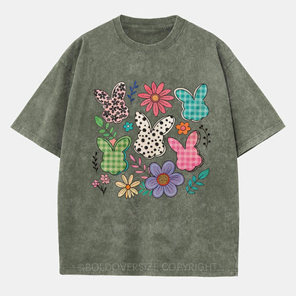 Vintage Boho Easter Washed T-Shirt