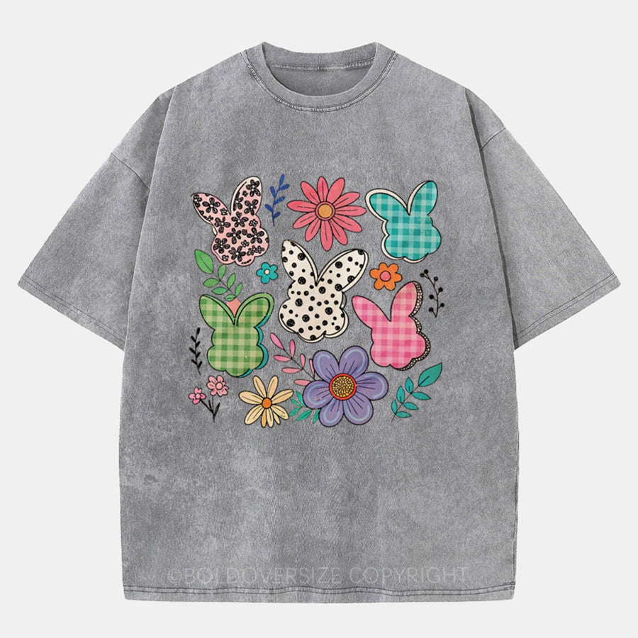 Vintage Boho Easter Washed T-Shirt