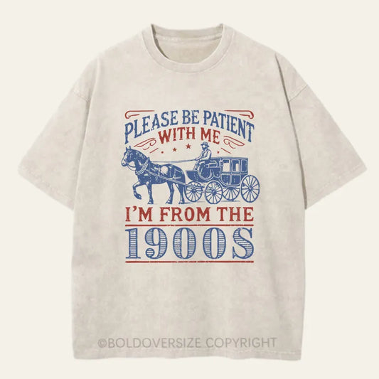 Vintage Please Be Patient With Me Washed T-Shirt