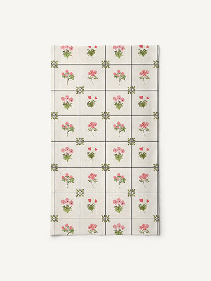 Meadow Tile Bloom Print Boho Bandeau Headband