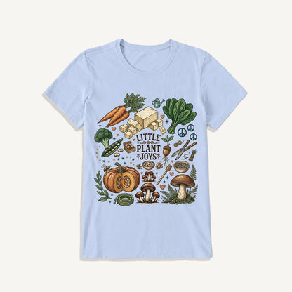 Little Plant Joys Print Crew Neck Cotton Tee