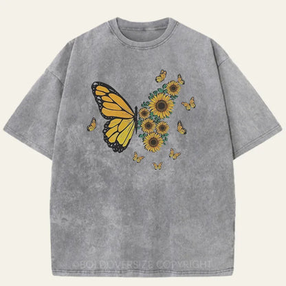 Vintage Butterfly Washed T-Shirt