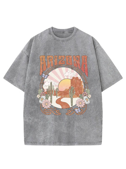 Vintage Trendy Deser Washed T-Shirt
