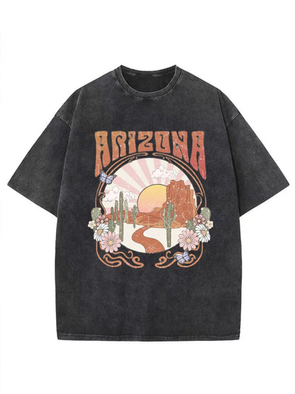 Vintage Trendy Deser Washed T-Shirt