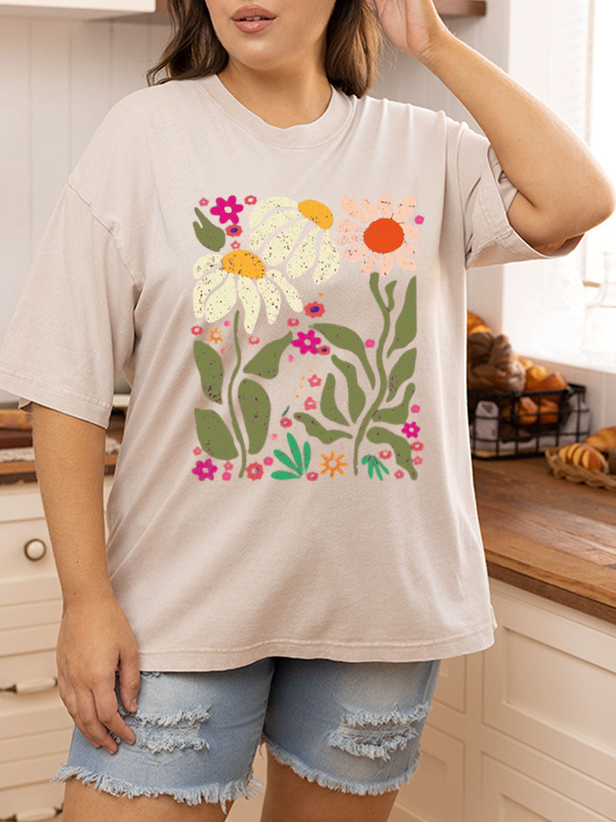 Vintage Wildflower Washed T-Shirt