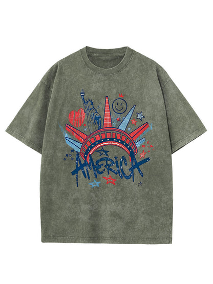Vintage Pressed Flowers Washed T-Shirt