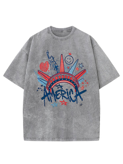 Vintage Pressed Flowers Washed T-Shirt