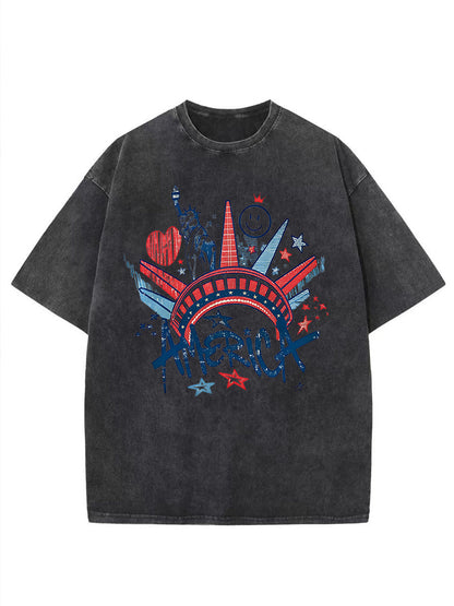 Vintage Pressed Flowers Washed T-Shirt