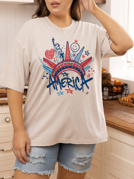 Vintage Pressed Flowers Washed T-Shirt
