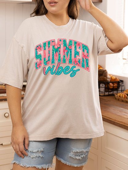 Vintage Summer Vibes Oversize Washed T-Shirt