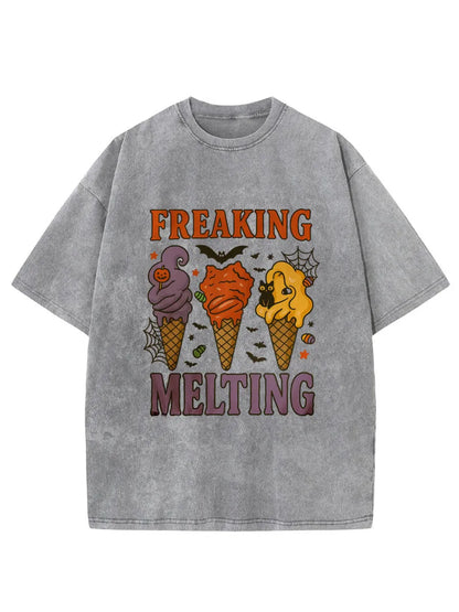 Vintage Spooky Summer Oversize Washed T-Shirt